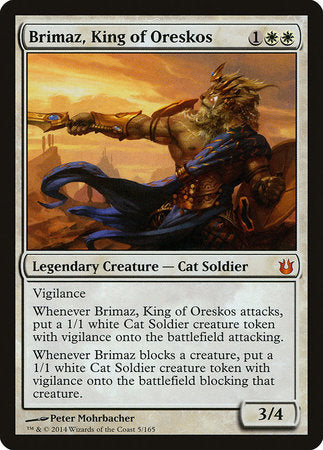 Brimaz, King of Oreskos [Born of the Gods] | Tabernacle Games