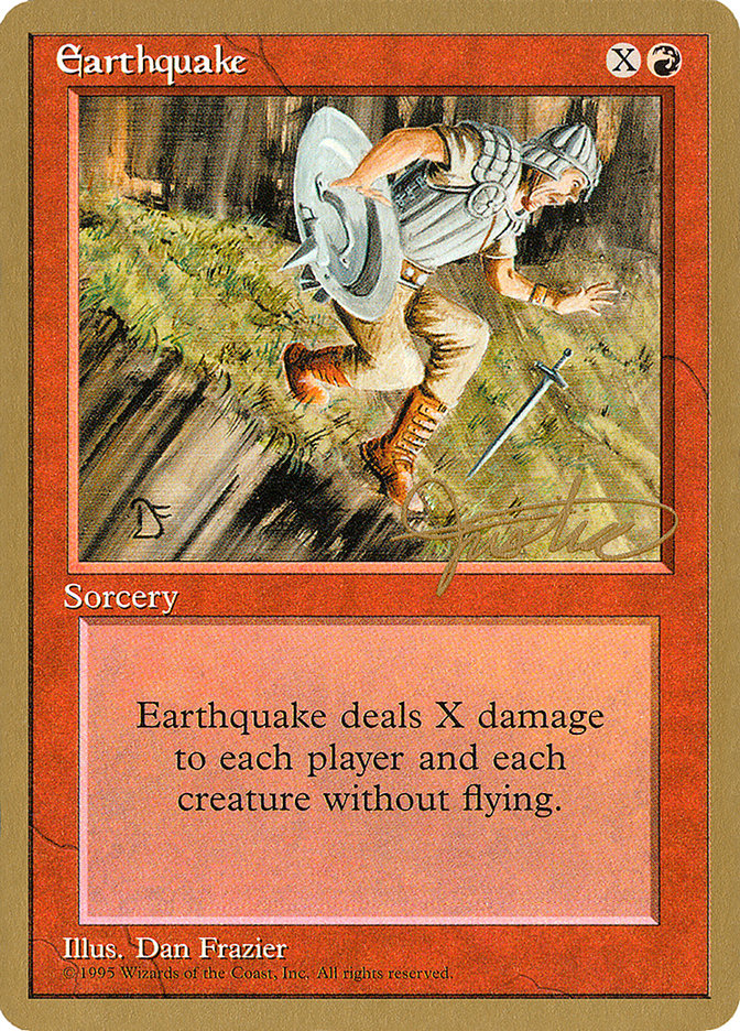 Earthquake (Mark Justice) [Pro Tour Collector Set] | Tabernacle Games