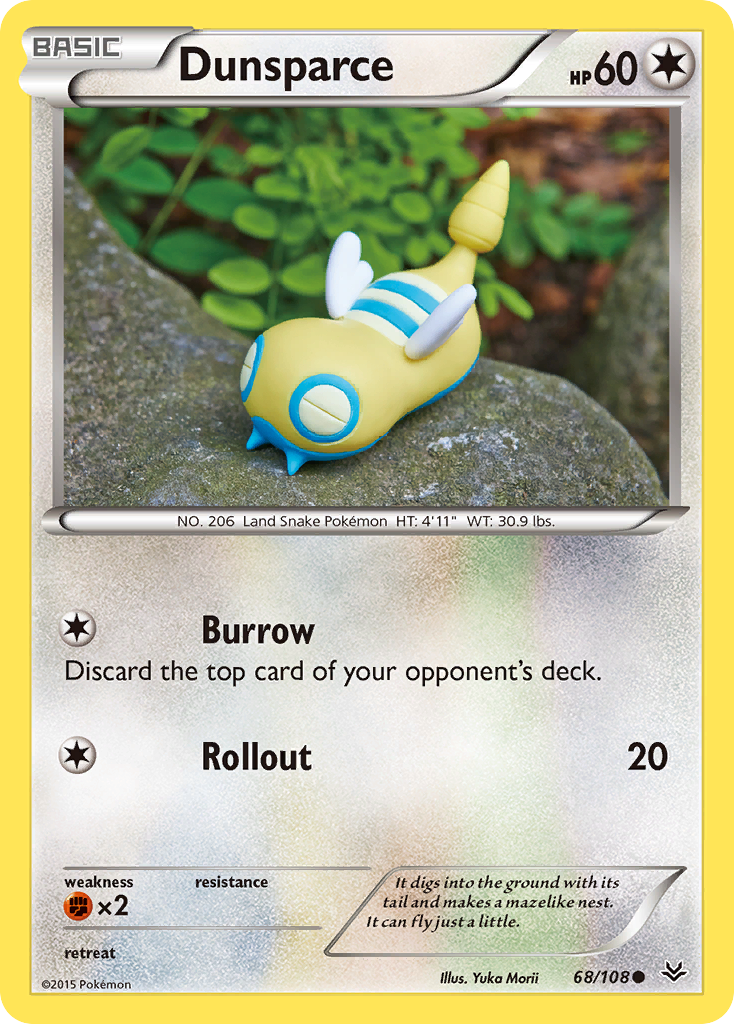 Dunsparce (68/108) [XY: Roaring Skies] | Tabernacle Games