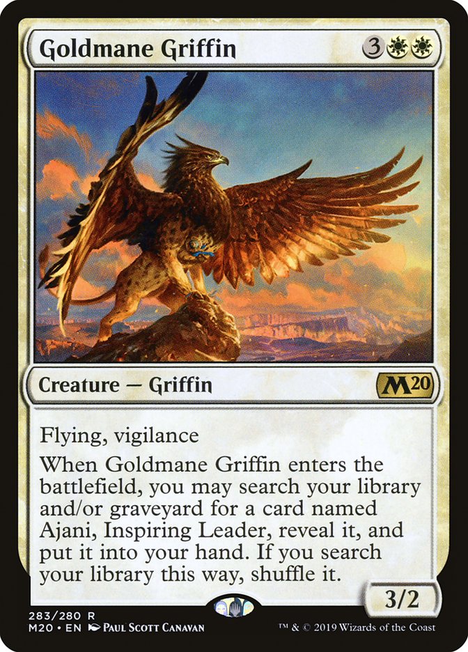 Goldmane Griffin [Core Set 2020] | Tabernacle Games