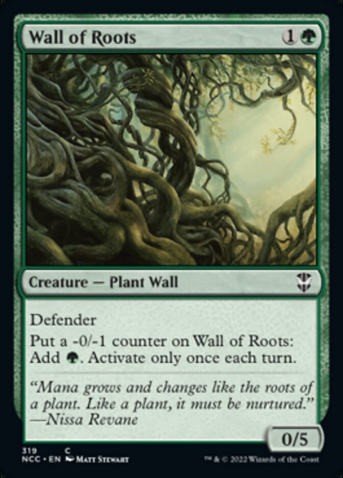 Wall of Roots [Streets of New Capenna Commander] | Tabernacle Games