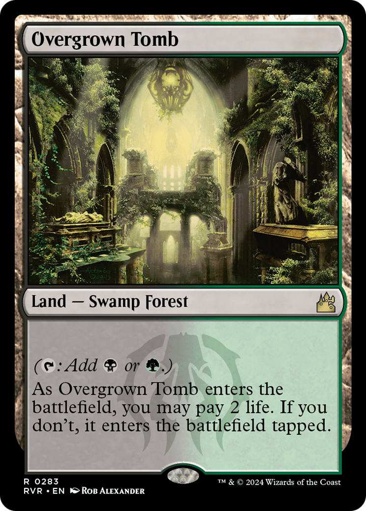 Overgrown Tomb [Ravnica Remastered] | Tabernacle Games