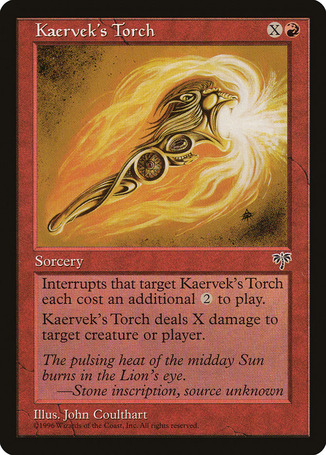 Kaervek's Torch [Mirage] | Tabernacle Games
