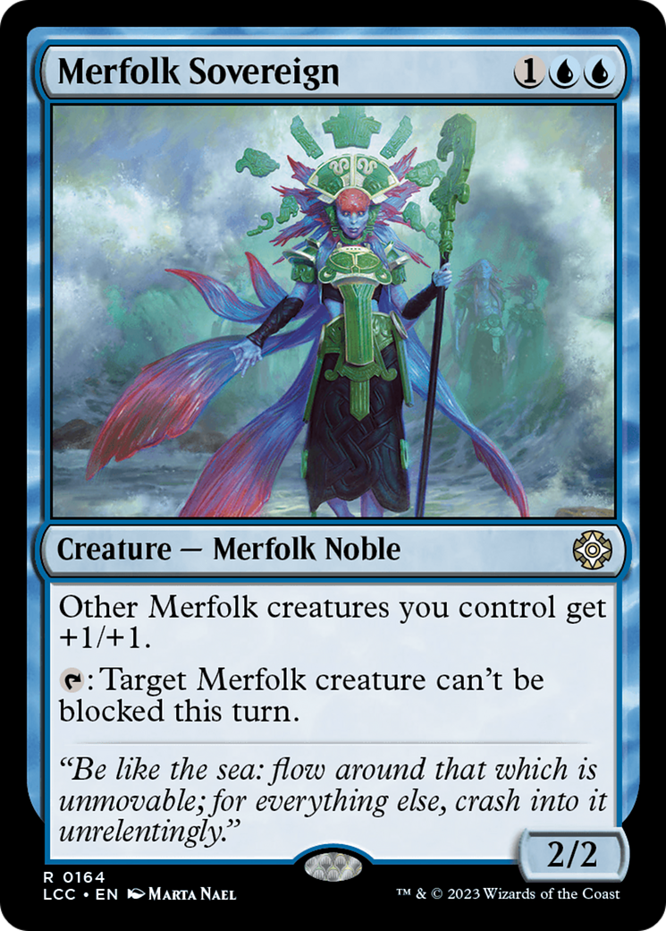 Merfolk Sovereign [The Lost Caverns of Ixalan Commander] | Tabernacle Games