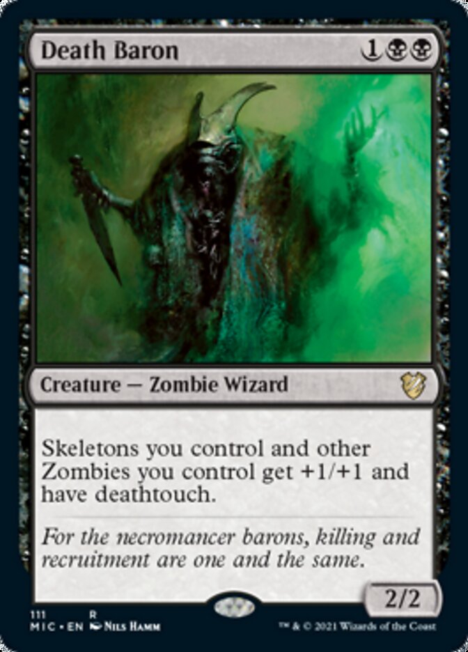 Death Baron [Innistrad: Midnight Hunt Commander] | Tabernacle Games