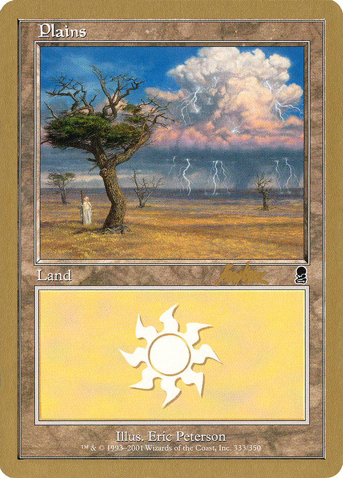 Plains (bk333) (Brian Kibler) [World Championship Decks 2002] | Tabernacle Games