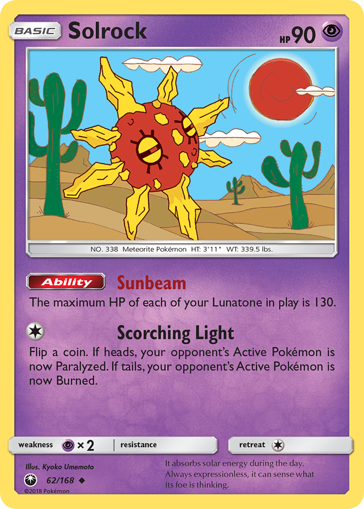 Solrock (62/168) [Sun & Moon: Celestial Storm] | Tabernacle Games