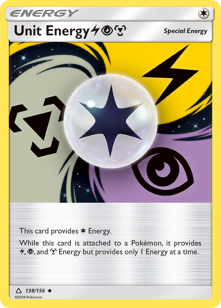 Unit Energy (138/156) (Lightning, Psychic, Metal) [Sun & Moon: Ultra Prism] | Tabernacle Games