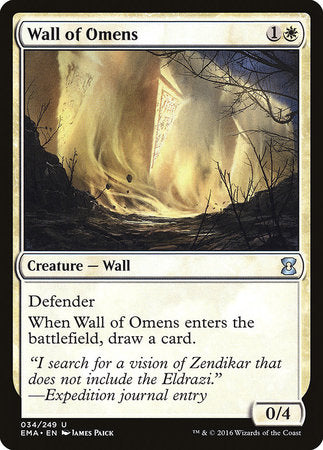 Wall of Omens [Eternal Masters] | Tabernacle Games