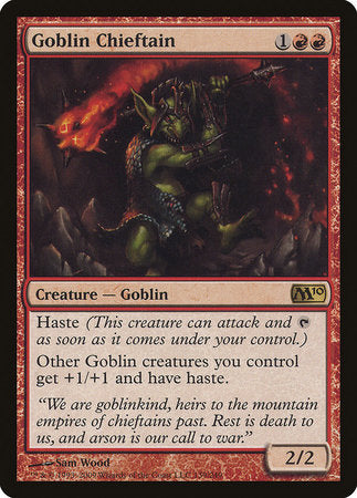 Goblin Chieftain [Magic 2010] | Tabernacle Games