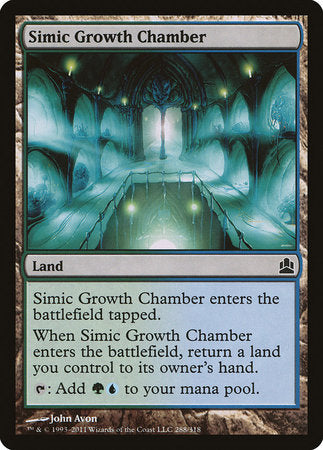 Simic Growth Chamber [Commander 2011] | Tabernacle Games