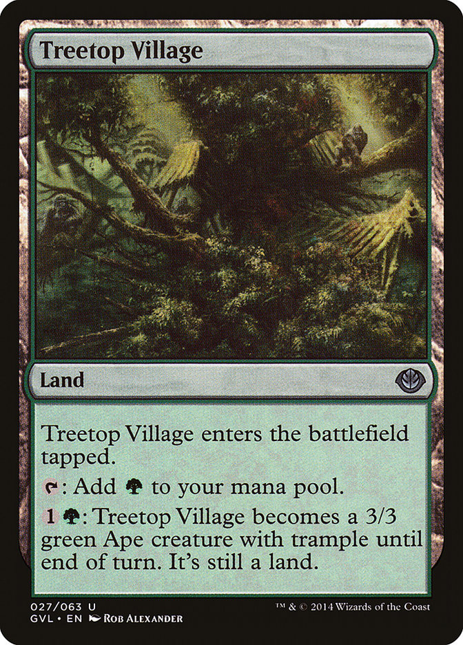 Treetop Village (Garruk vs. Liliana) [Duel Decks Anthology] | Tabernacle Games