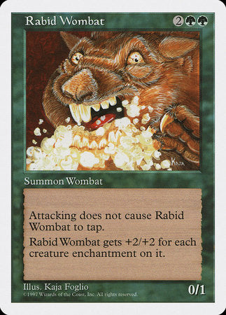 Rabid Wombat [Fifth Edition] | Tabernacle Games