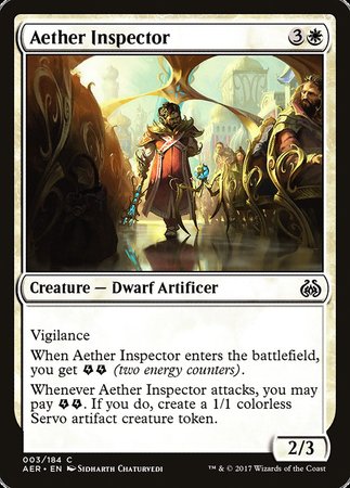 Aether Inspector [Aether Revolt] | Tabernacle Games