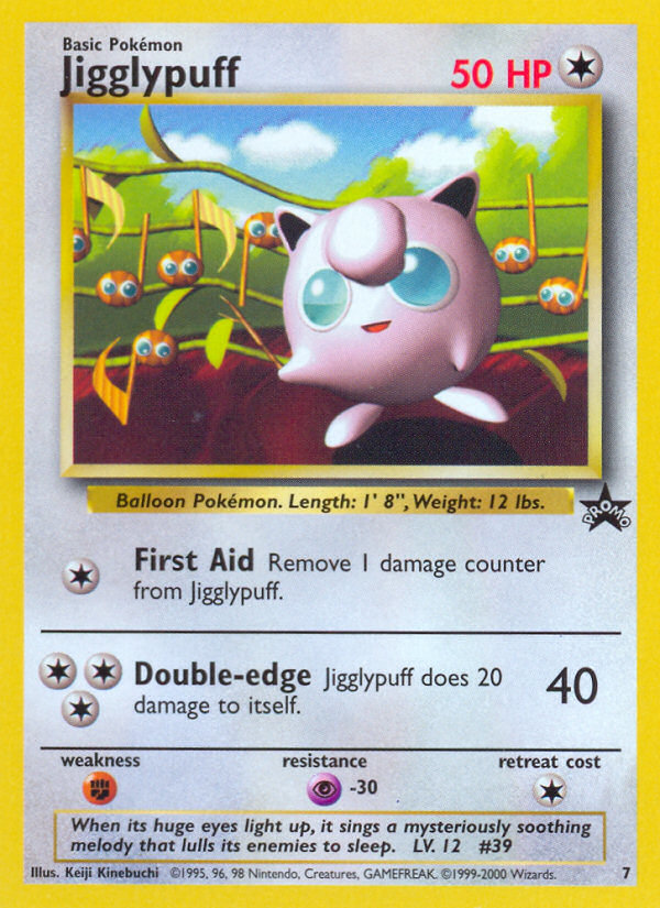 Jigglypuff (7) [Wizards of the Coast: Black Star Promos] | Tabernacle Games