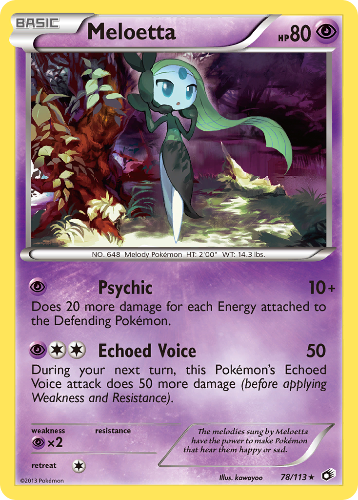 Meloetta (78/113) [Black & White: Legendary Treasures] | Tabernacle Games