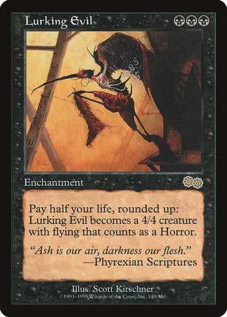 Lurking Evil [Urza's Saga] | Tabernacle Games