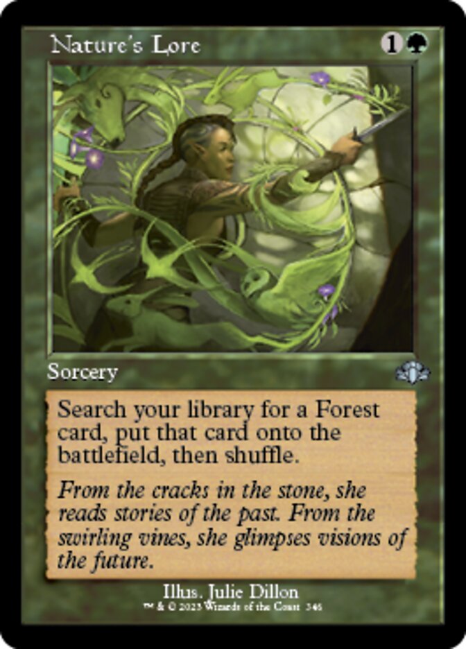 Nature's Lore (Retro) [Dominaria Remastered] | Tabernacle Games