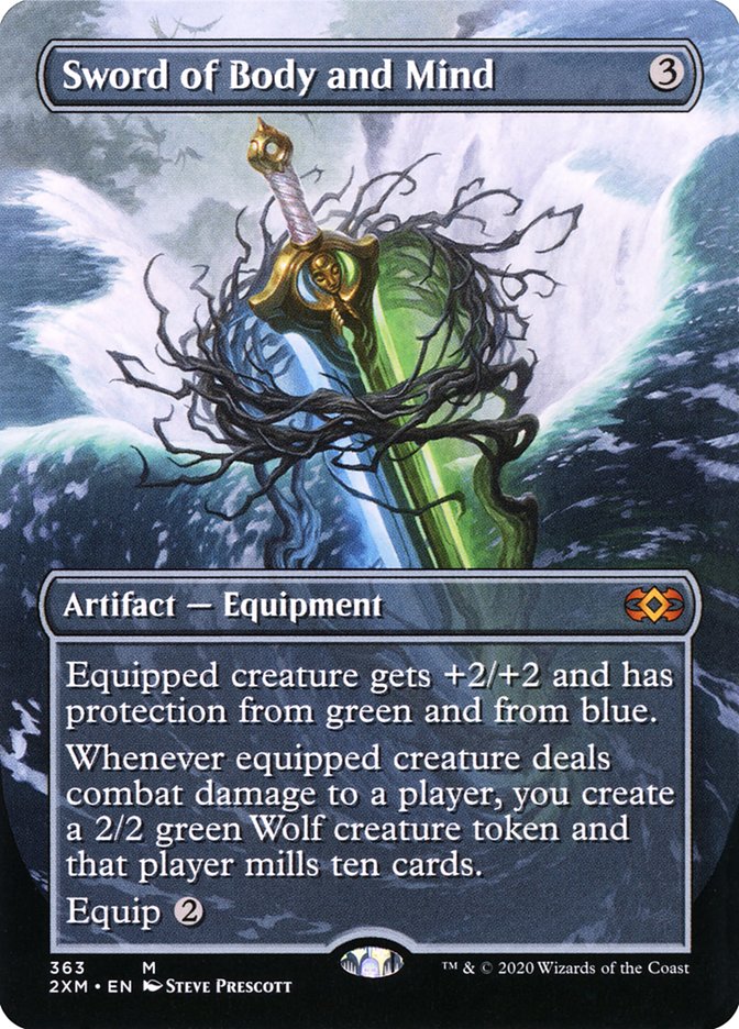 Sword of Body and Mind (Borderless) [Double Masters] | Tabernacle Games