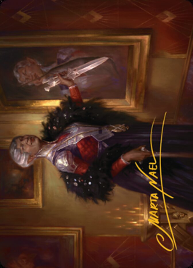 Evelyn, the Covetous Art Card (Gold-Stamped Signature) [Streets of New Capenna Art Series] | Tabernacle Games