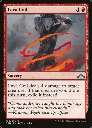 Lava Coil [Guilds of Ravnica] | Tabernacle Games