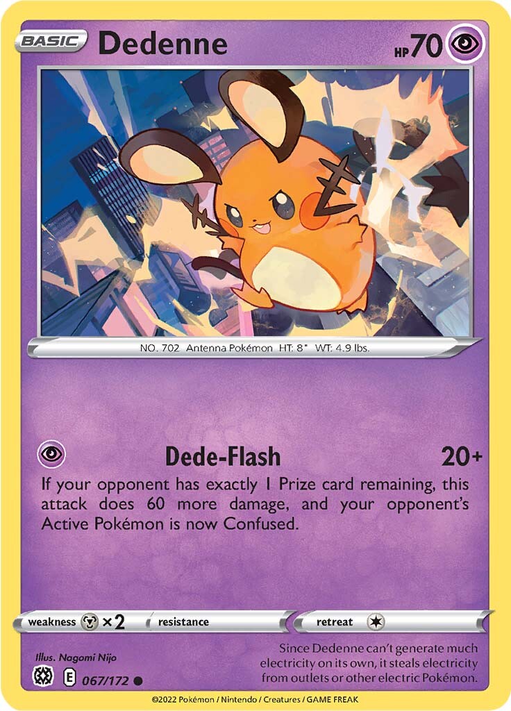 Dedenne (067/172) [Sword & Shield: Brilliant Stars] | Tabernacle Games