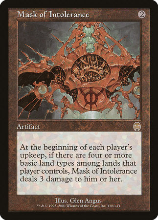 Mask of Intolerance [Apocalypse] | Tabernacle Games