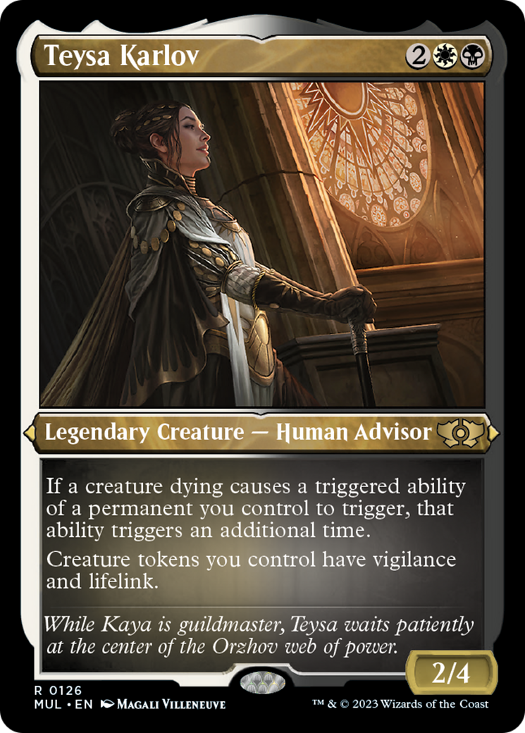 Teysa Karlov (Foil Etched) [Multiverse Legends] | Tabernacle Games