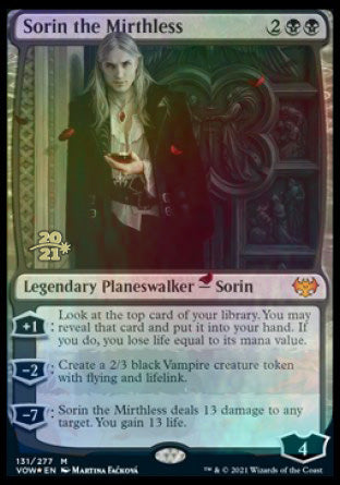 Sorin the Mirthless [Innistrad: Crimson Vow Prerelease Promos] | Tabernacle Games