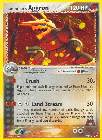 Team Magma's Aggron (7/95) [EX: Team Magma vs Team Aqua] | Tabernacle Games