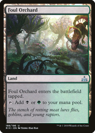 Foul Orchard [Rivals of Ixalan] | Tabernacle Games