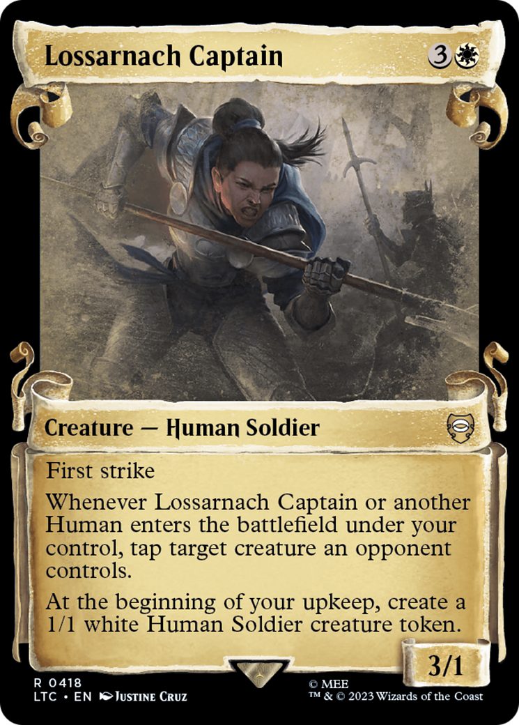 Lossarnach Captain [The Lord of the Rings: Tales of Middle-Earth Commander Showcase Scrolls] | Tabernacle Games