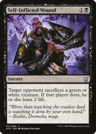 Self-Inflicted Wound [Dragons of Tarkir] | Tabernacle Games