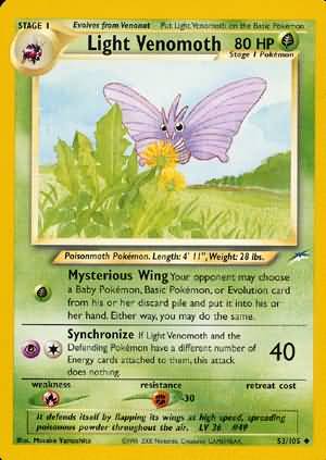 Light Venomoth (53/105) [Neo Destiny Unlimited] | Tabernacle Games