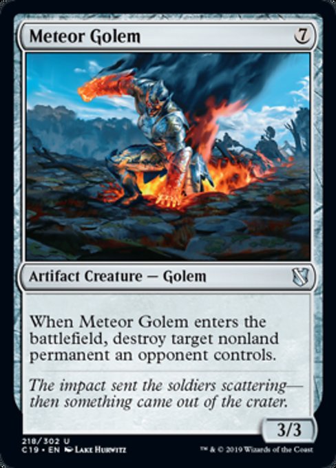 Meteor Golem [Commander 2019] | Tabernacle Games