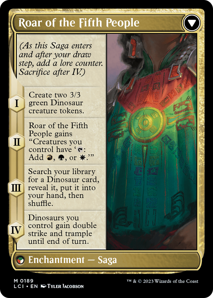 Huatli, Poet of Unity // Roar of the Fifth People [The Lost Caverns of Ixalan Prerelease Cards] | Tabernacle Games