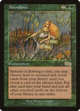 Abundance [Urza's Saga] | Tabernacle Games