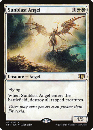 Sunblast Angel [Commander 2014] | Tabernacle Games