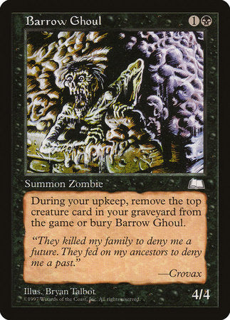 Barrow Ghoul [Weatherlight] | Tabernacle Games