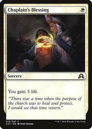Chaplain's Blessing [Shadows over Innistrad] | Tabernacle Games