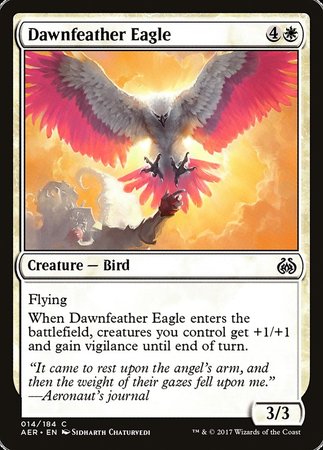 Dawnfeather Eagle [Aether Revolt] | Tabernacle Games