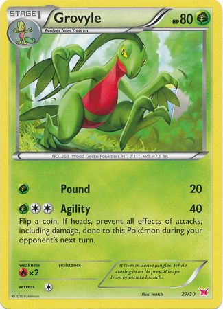 Grovyle (27/30) [XY: Trainer Kit 2 - Latias] | Tabernacle Games