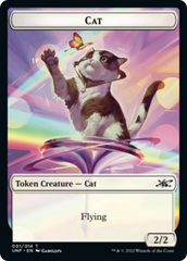 Cat // Storm Crow Double-sided Token [Unfinity Tokens] | Tabernacle Games