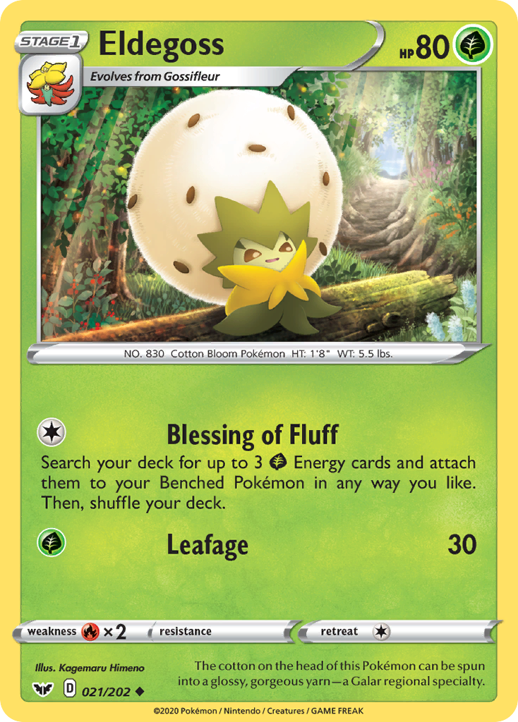 Eldegoss (021/202) [Sword & Shield: Base Set] | Tabernacle Games