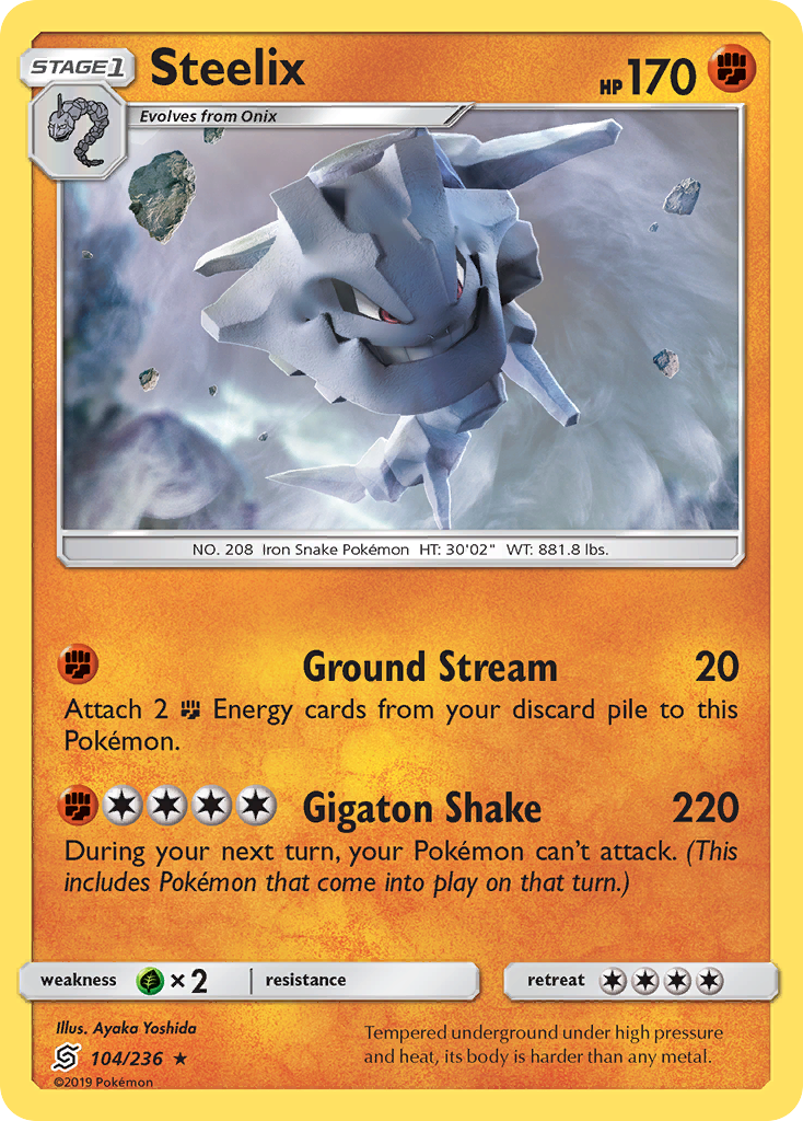 Steelix (104/236) [Sun & Moon: Unified Minds] | Tabernacle Games