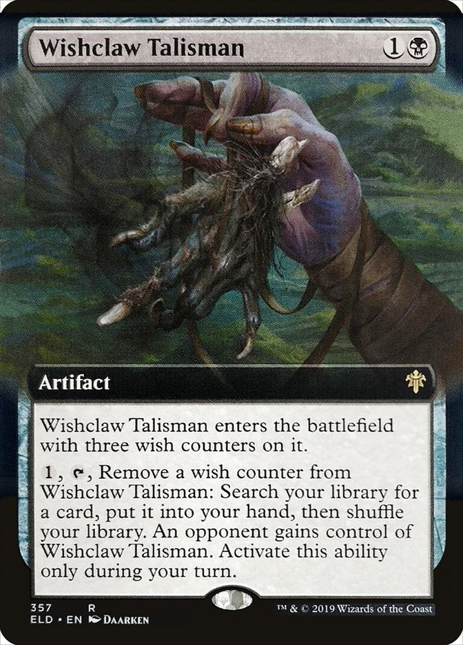 Wishclaw Talisman (Extended Art) [Throne of Eldraine] | Tabernacle Games