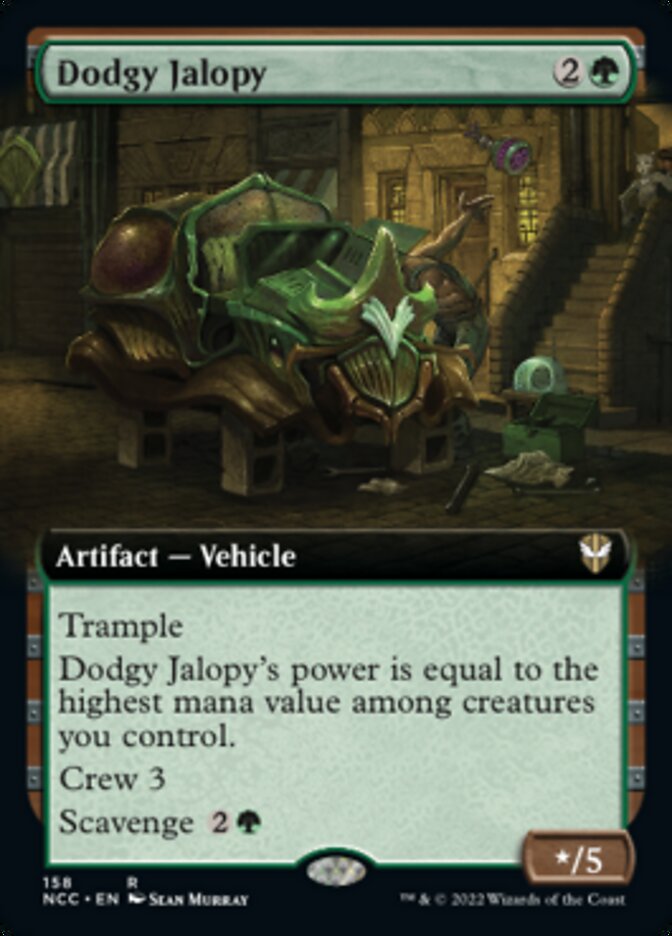 Dodgy Jalopy (Extended Art) [Streets of New Capenna Commander] | Tabernacle Games