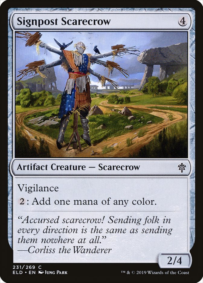 Signpost Scarecrow [Throne of Eldraine] | Tabernacle Games