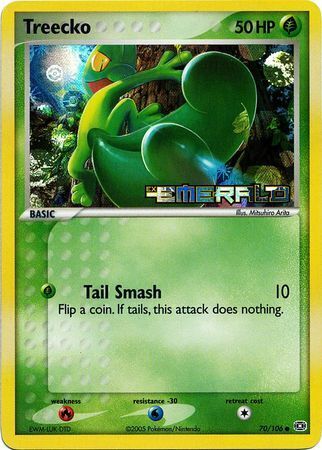 Treecko (70/106) (Stamped) [EX: Emerald] | Tabernacle Games