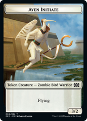 Spider // Aven Initiate Double-sided Token [Double Masters 2022 Tokens] | Tabernacle Games